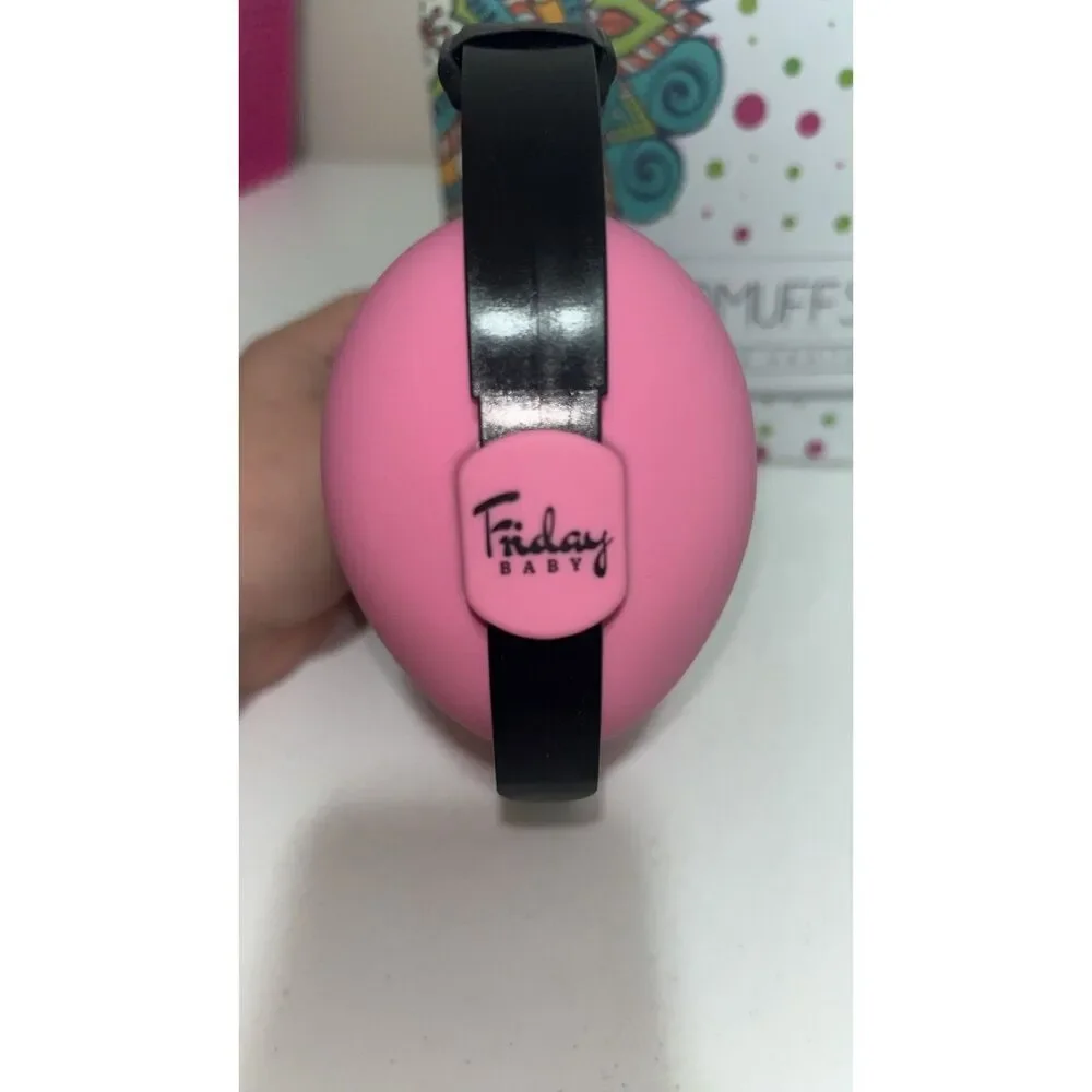 Friday Baby Earmuffs- Pink- Baby Ear Protection